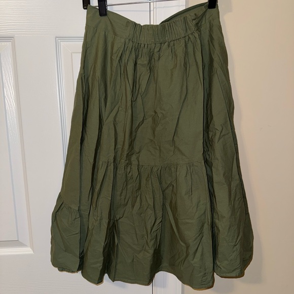 Zara Khaki Green Skirt - Picture 4 of 4
